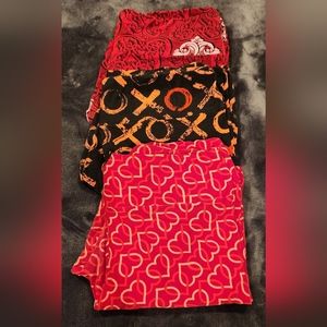 Lularoe Valentine's Legging Bundle